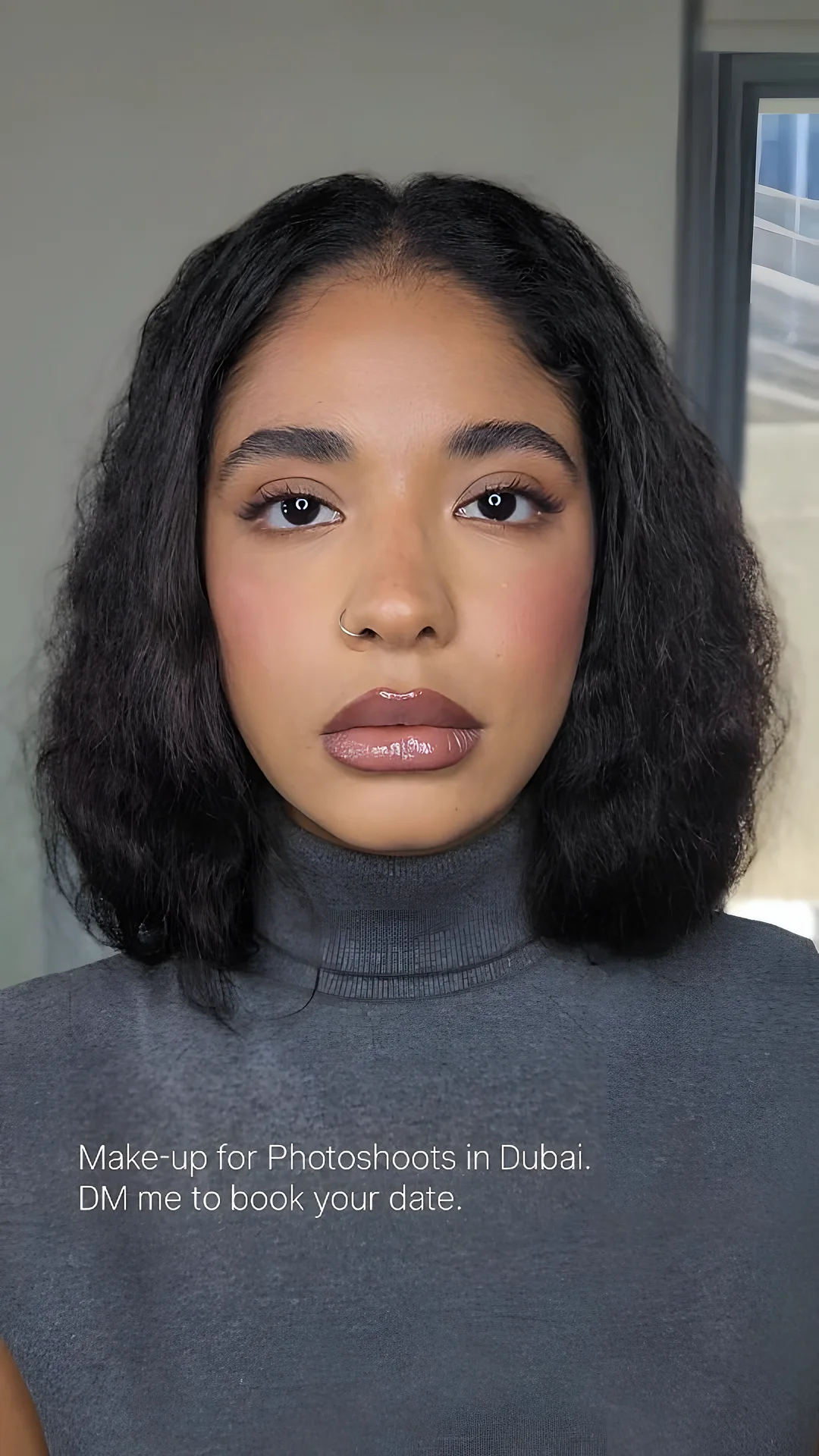 Matte skin for a photoshoot