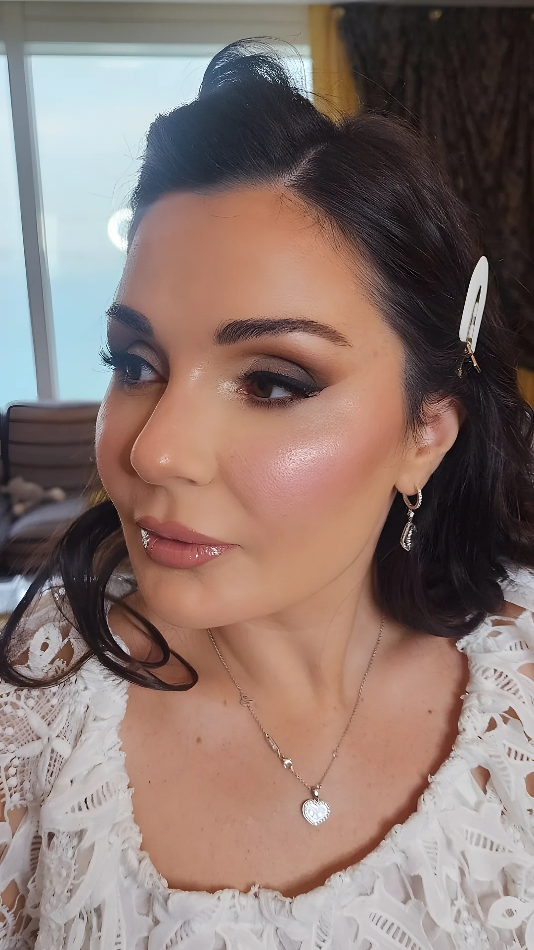 Sparkling evening glam